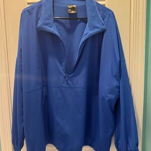 Blue Quarter-Zip Pullover
